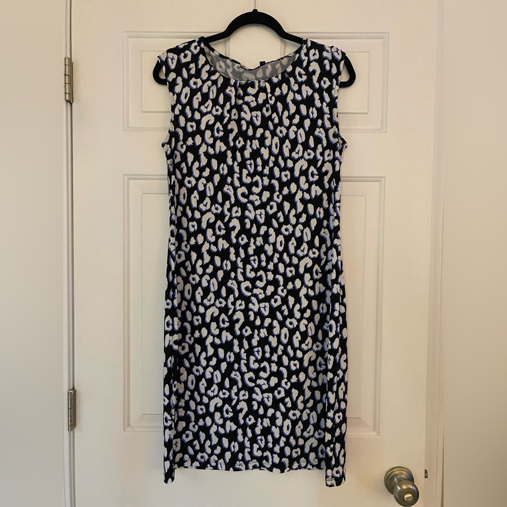 Apt. 9 Black and White Sheath Midi Dress